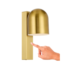 Echo Touch Wall Light - Aged Gold (ON/OFF Touch) E14