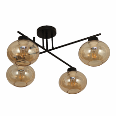 Ailia Imports Faris 4 Light Close to ceiling Light