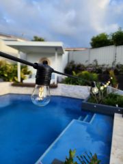 Lumenesk Festoon Lighting - Flush Mounted - 10 metre string - lifestyle 2
