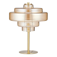 Franklin Glass/Metal Lamp FU3509 Amber