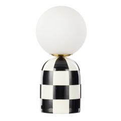 Archie Black & White G0000210 Table Lamp