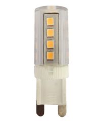 G9 3watt LED Globe - 3000K warm white