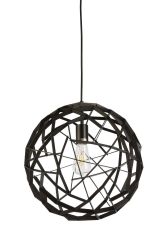 Geogro Black Timber Pendant