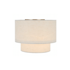 Gisele 25cm DIY  Nickel / Ivory Shade