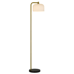 Hoff Gold/Opal Matte Floor Lamp