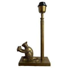Squirrel Antique Gold LAM408 BASE ONLY