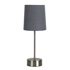 Lancet Grey Touch Lamp OL99467GY
