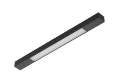 Magnetic Track Linear LED Battens - 300mm, 500mm and 700mm Lengths - Black and White