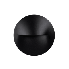 HV3227T-BLK Lisca Black 240v LED Round Wall Light