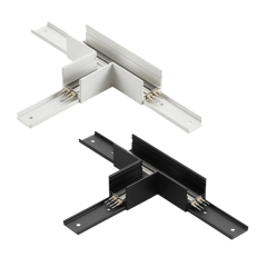 Magnetic Track T Joiner - Black or White - group