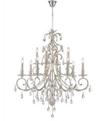 Ailia Imports Magnolia 12lt Chandelier
