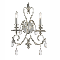 Magnolia Chrome 2LT Wall Light AW-2127CHR