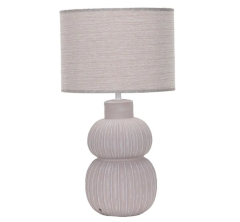 Mosh Ceramic Table Lamp Brown Shade 5514061