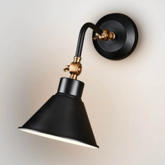 Nevada Wall Light Black ELANK60139