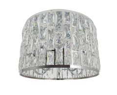 Ailia Imports Neve Close To Ceiling Crystal Chandelier