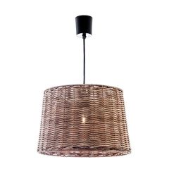 Rattan Round Large Pendant