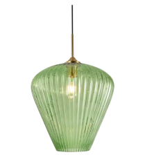 Calibo - Ribbon Glass Pendant - Green - 360mm
