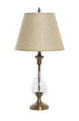Brass Stem Sahara Glass HHSA96 T/Lamp