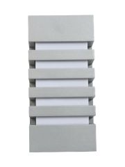 Fiorentino Lighting Sbarra Exterior Bunker Light Silver