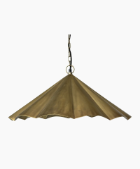 Scallop Pendant Gold Large NL0035