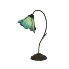 Alain Luminaires Teal Lotus Single Table Lamp TLA-AL6/TL