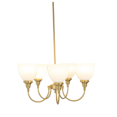 Benson 5 Light Pendant Satin Brass F/Up 1001584
