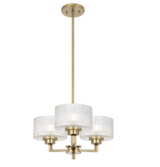 Moreno II 3LT Pendant - Aged Gold E14