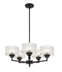 Moreno II 5LT Pendant - Black E14