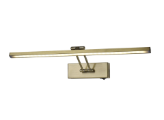 Vanidad1L Antique Brass Interior Wall Light