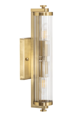 Rockford 2 Light Wall Light Satin Brass 1001588