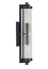 Rockford 2 Light Wall Light Black 1001589