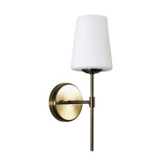 Kinbury wall light Satin Brass