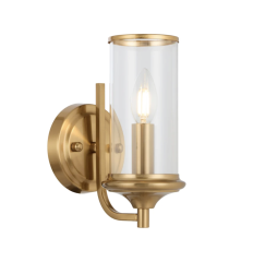 Velden Copper/Clear 1LT Interior Wall Light VELDEN WB-CP