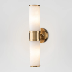 Herman Brass Double Interior Wall Light ELS1116382