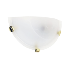 Remo wall sconce alabaster gold