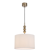 Poetix 350mm Pendant Gold / Ivory Shade