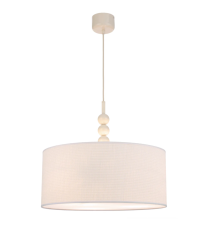 Poetix 500mm Pendant Beige / Ivory Shade