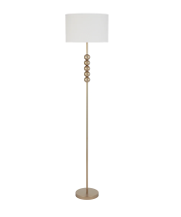 Poetix Floor Lamp Matt Gold / Ivory Shade