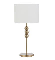 Poetix Table Lamp  Matt Gold / Ivory Shade