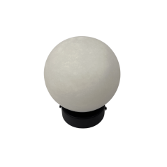 Piona 1LT Wall Light BLK - Alabaster Stone AW-21388-BLK
