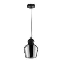 Champan2 Smoke 1 Light Pendant