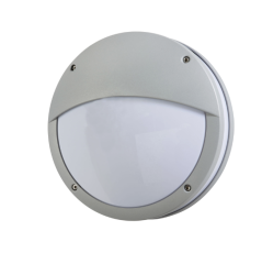 Trevi 2 Light Round Bunker Silver