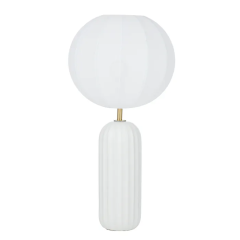 Shelton White Ceramic FU3460 Table Lamp