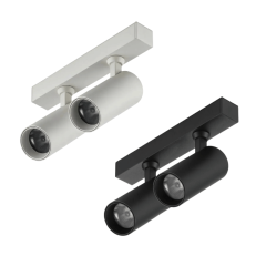 Magnetic Track Spot 35 Double adjustable spotlight head - Black or White - group 
