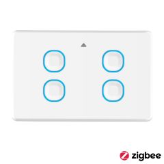 Mercator Lighting IKUU Zigbee Quad ON/OFF Switch White SSW04G