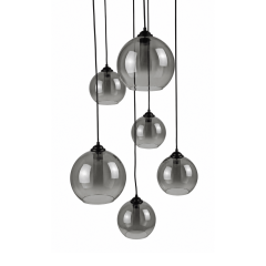 Studio II 6LT Cord Drop Smoke Pendant
