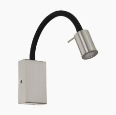 **Tazzoli Nickel Wall Light USB Charger 3K 96567