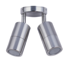 CLA PG2AT - Titanium Twin Spotlight - 2 x GU10