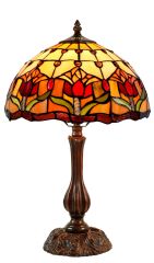 TL-12235/KG Red Tulip 48cm Table Lamp