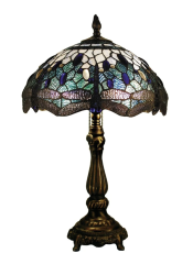 G&G Brothers TL-14279A/615M Blue Dragonfly Table Lamp 